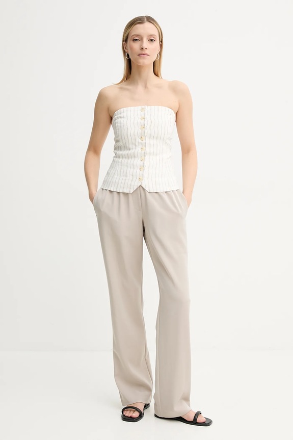 Samsoe Samsoe top de in SAELLENA F25100017 alb SS25