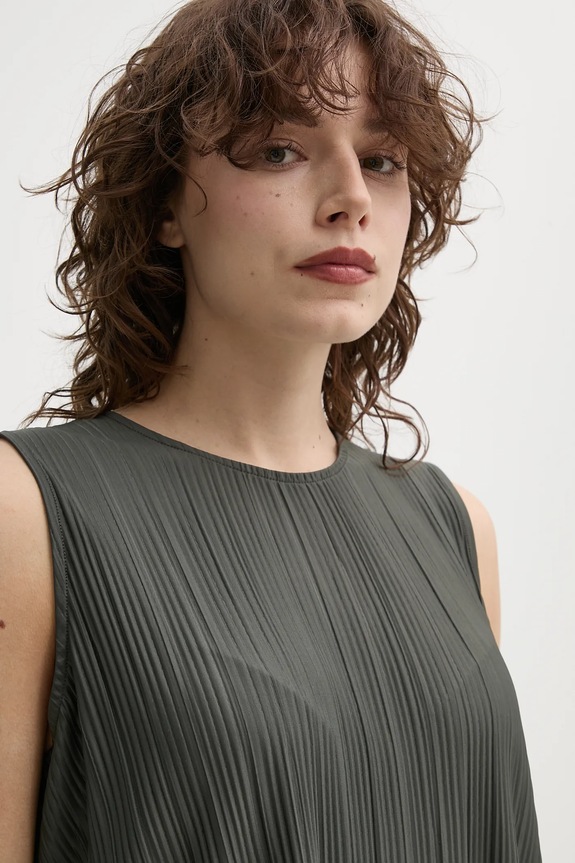 Μπλουζάκι Samsoe Samsoe SAUMA πράσινο F24900010