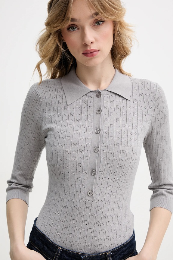 Rotate tricou polo gri 113785039
