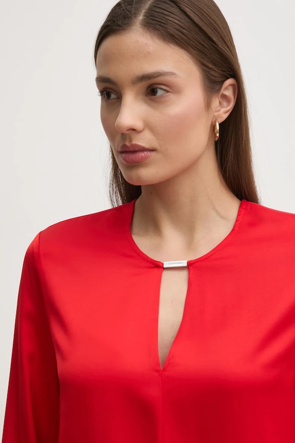 Calvin Klein bluzka czerwony K20K208192