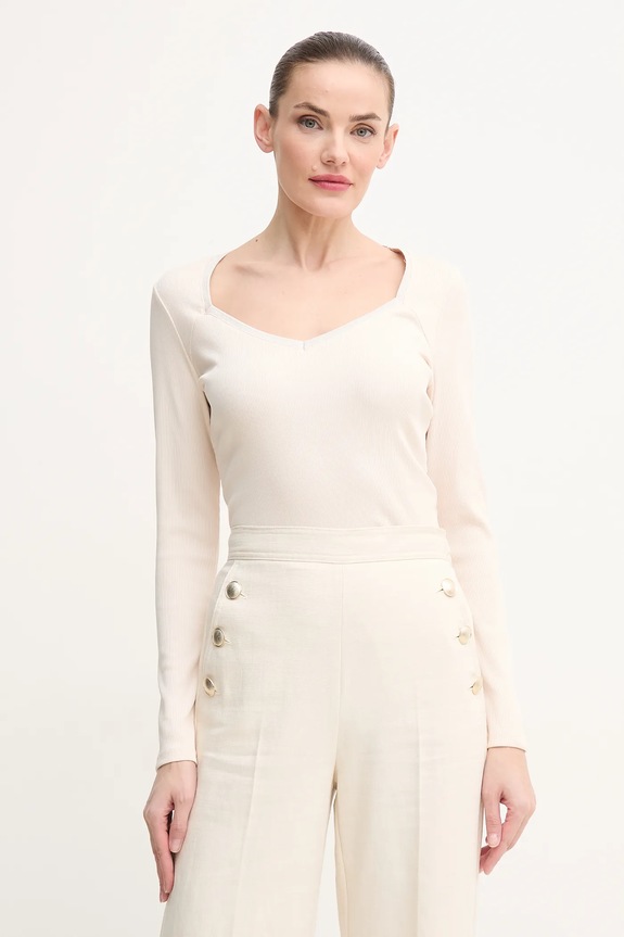 Morgan longsleeve TRESOR beżowy TRESOR