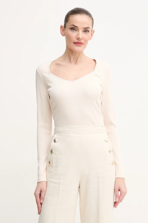 Morgan longsleeve TRESOR beżowy TRESOR