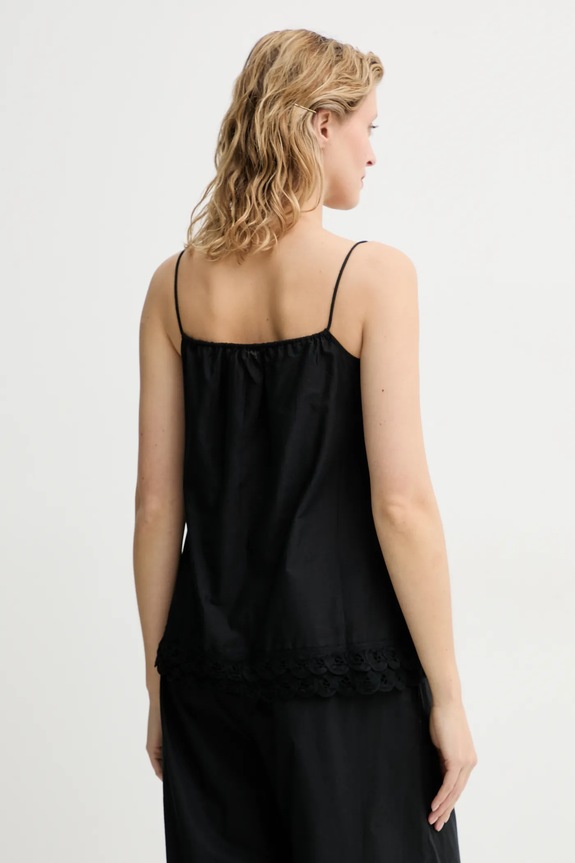 Abbigliamento By Malene Birger felpa in cotone ELLE 103096 nero