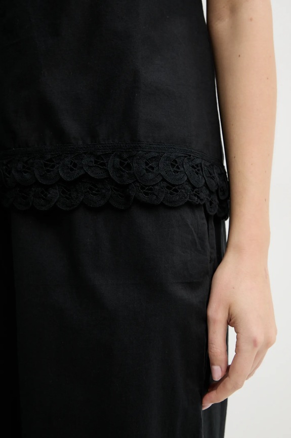 By Malene Birger felpa in cotone ELLE 103096 nero