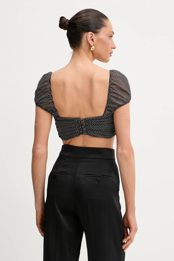 Ρούχα Top Elisabetta Franchi TO03652E2 μαύρο