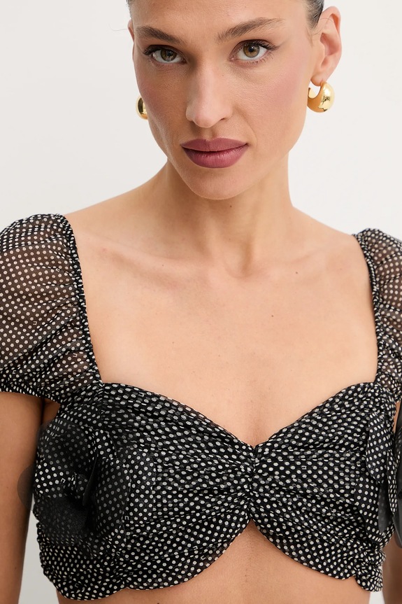 Top Elisabetta Franchi μαύρο TO03652E2
