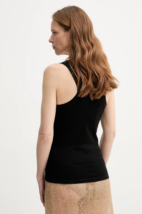 Îmbrăcăminte Herskind top din bumbac Sandra 5581152 negru