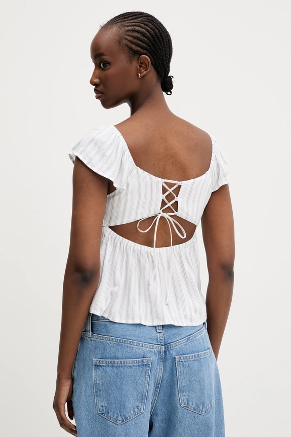 Oblečení Halenka Hollister Co. KI340.5050.104 bílá