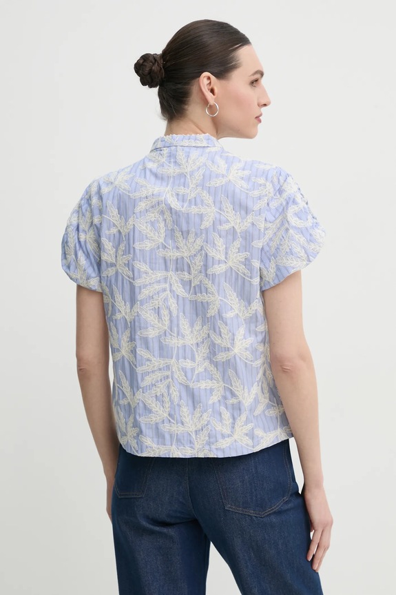 Ρούχα Βαμβακερό πουκάμισο MUNTHE FREDIA 251103025136 μπλε