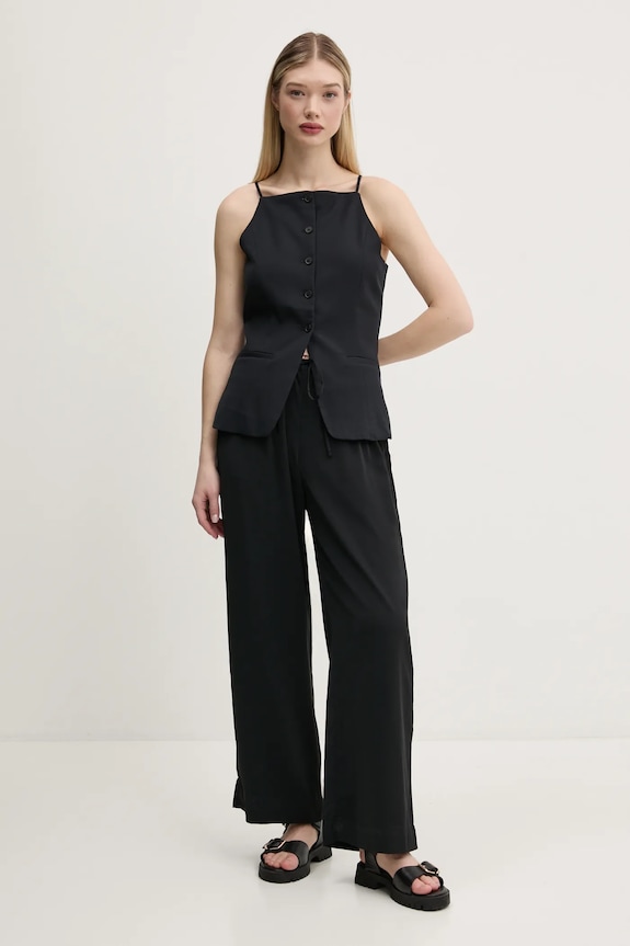 Abercrombie & Fitch top KI140.5050.900 fekete SS25