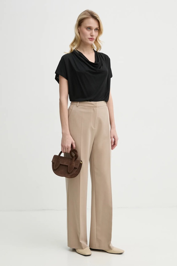 Bruuns Bazaar bluzka BBW4362 czarny SS25