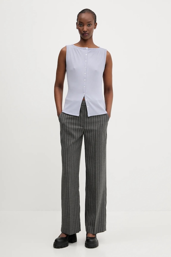 Abercrombie & Fitch top KI139.5175.250 niebieski SS25
