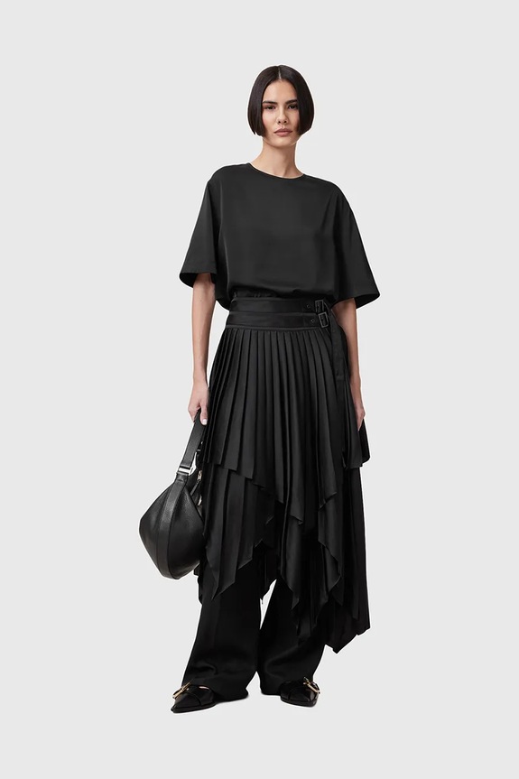 AllSaints t-shirt AMELIE W032PC czarny