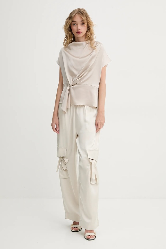 Bruuns Bazaar bluzka BBW4427 beżowy SS25