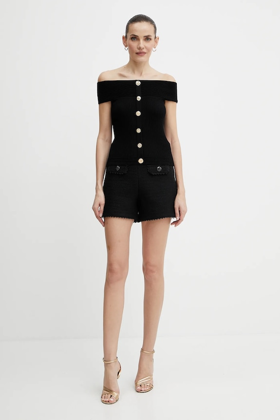 Halenka Morgan MDONA MDONA černá SS25
