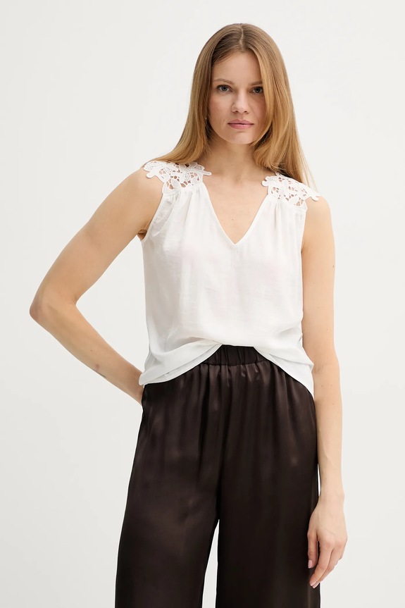 Morgan felső OJOIE vállas fehér OJOIE