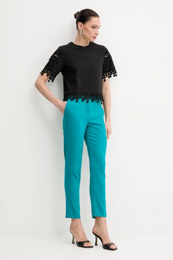 Pamučna majica Morgan DFUTUR DFUTUR crna AW25