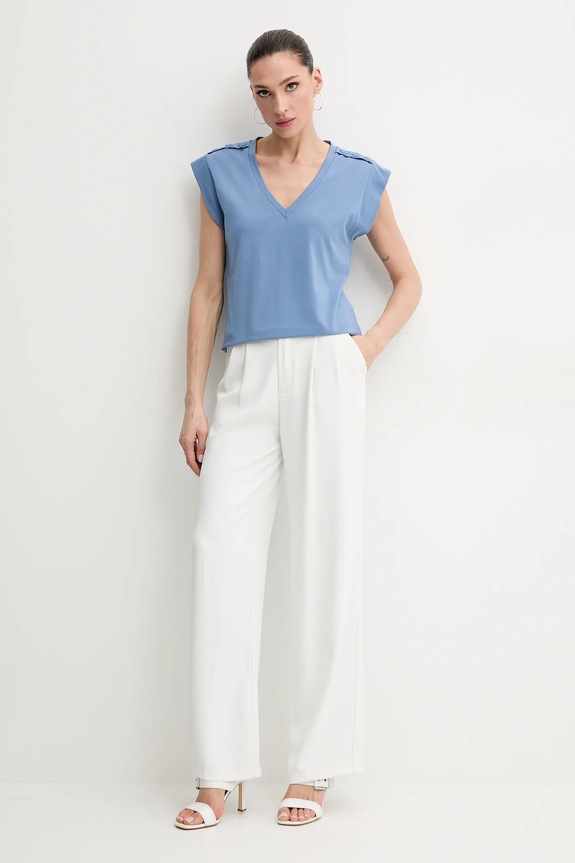 Morgan t-shirt DNAUTI DNAUTI kék SS25