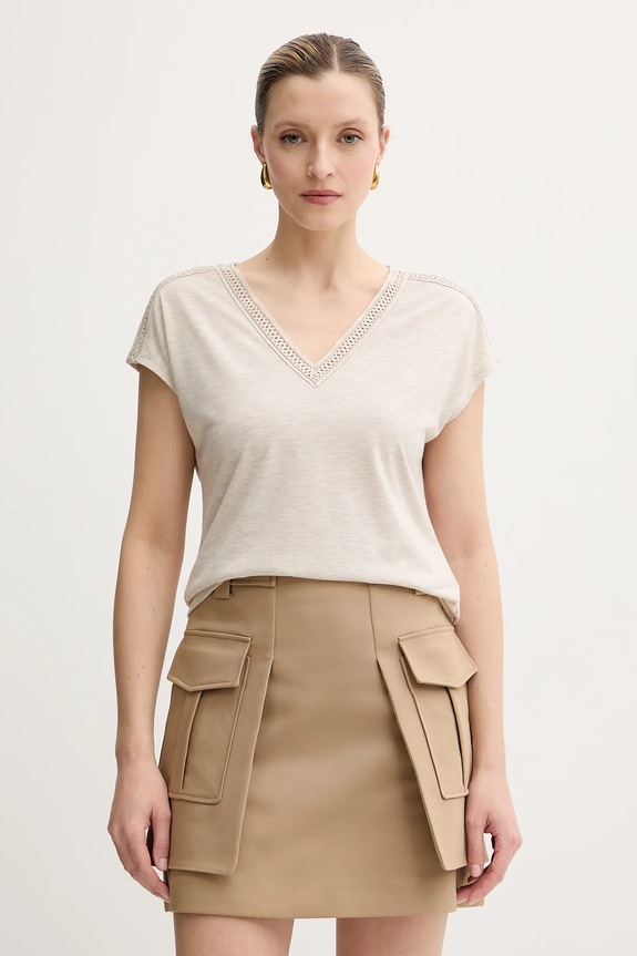 Morgan t-shirt DEKISA semplice beige DEKISA