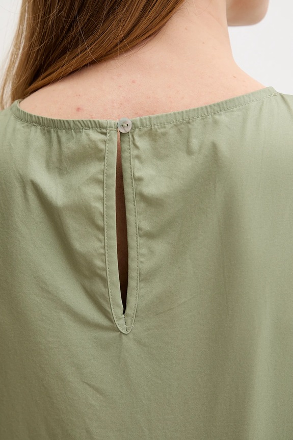 United Colors of Benetton camicetta in cotone 5AC7DQ0BP verde