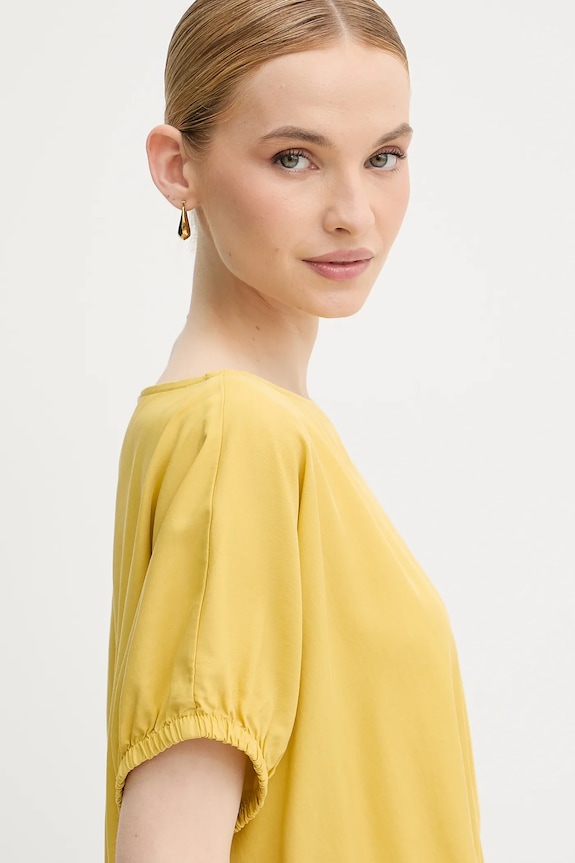 United Colors of Benetton bluză galben 5NPHDQ0C6