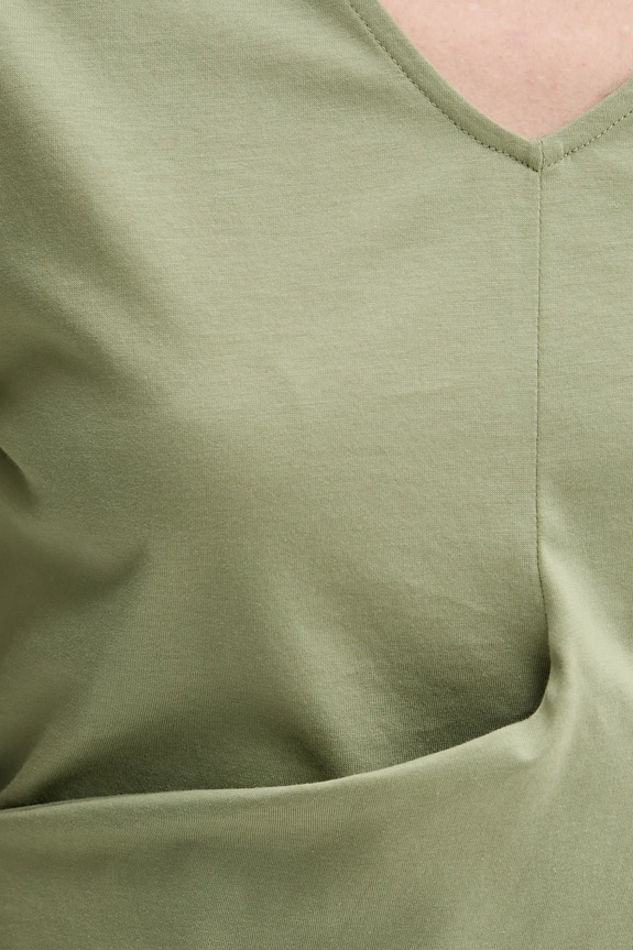 Βαμβακερό μπλουζάκι United Colors of Benetton 3J5CD401R πράσινο