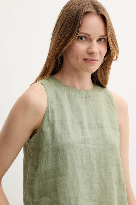 United Colors of Benetton vászon felső zöld 5BMLDQ0BU