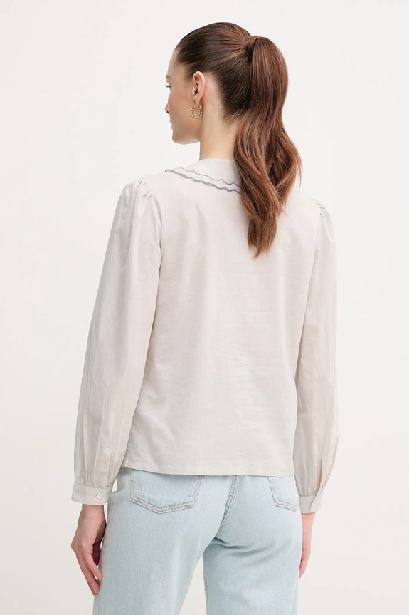 Ρούχα Βαμβακερό πουκάμισο Hoss Intropia 6289130 γκρί