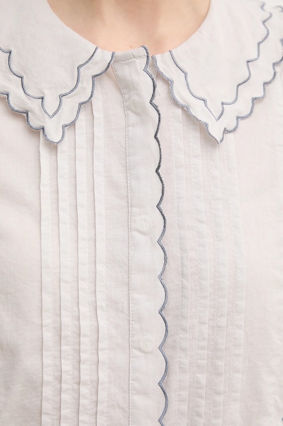 Βαμβακερό πουκάμισο Hoss Intropia 6289130 γκρί