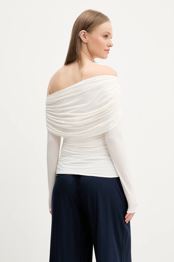 Ρούχα Μπλουζάκι Abercrombie & Fitch KI139.5204.178 μπεζ