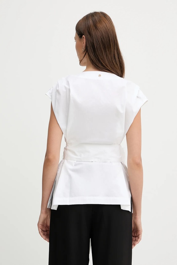 Odzież Pedro del Hierro koszula bawełniana 7659077 beżowy