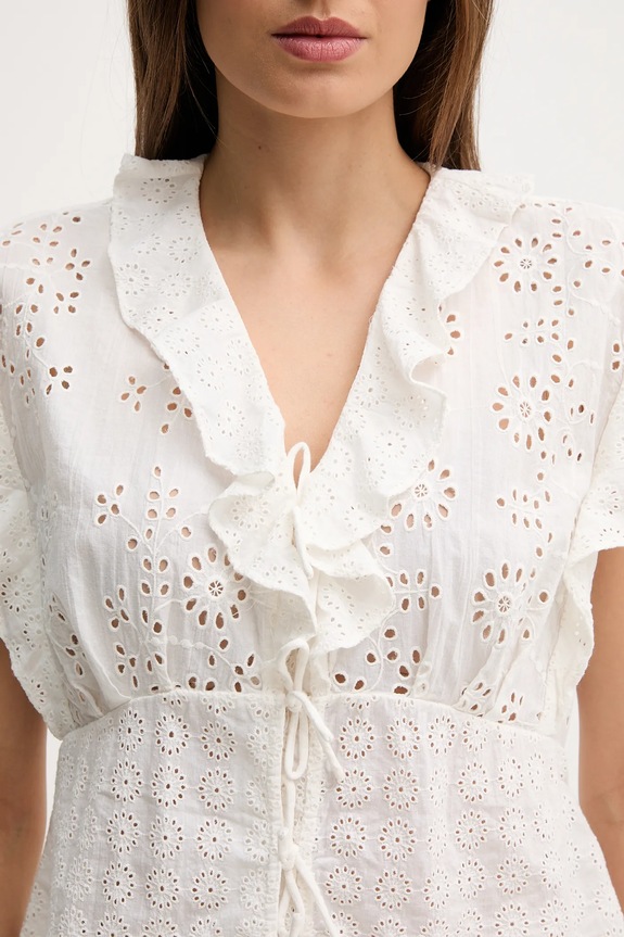 Bombažna majica Pedro del Hierro 7659080 bela