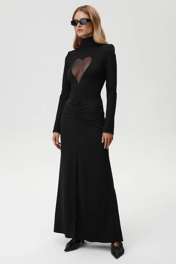 Undress Code body Heart Out Bodysuit Classic 840 negru