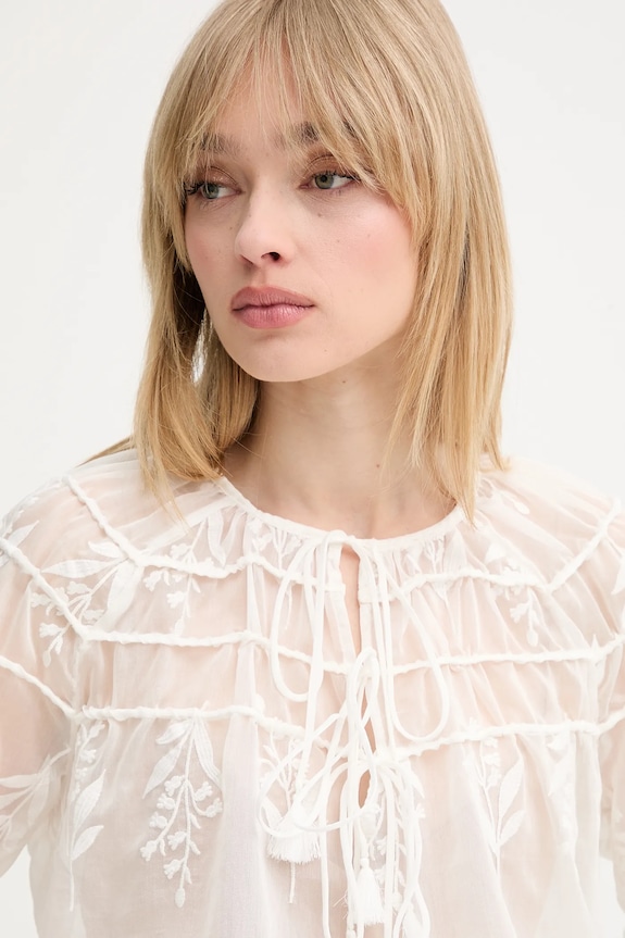 Μπλουζάκι MUNTHE UZZA λευκό 255102525525