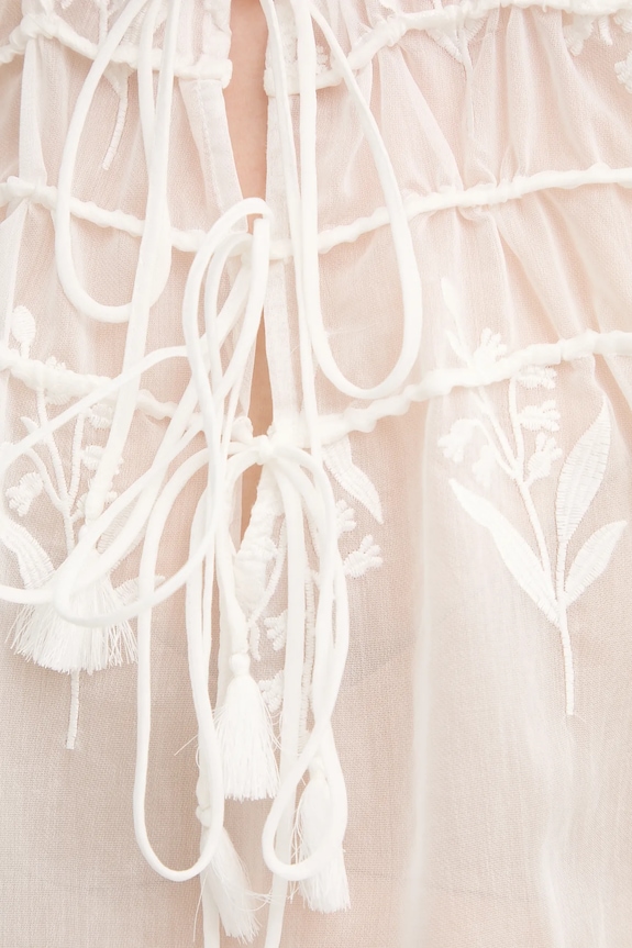 Μπλουζάκι MUNTHE UZZA 255102525525 λευκό