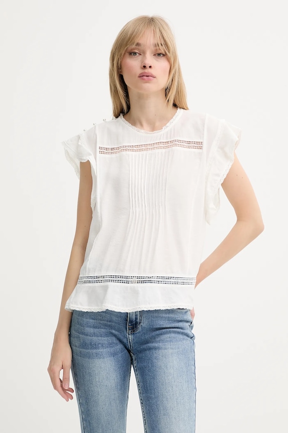 Μπλουζάκι MUNTHE USALINA κανονικό λευκό 255101925521