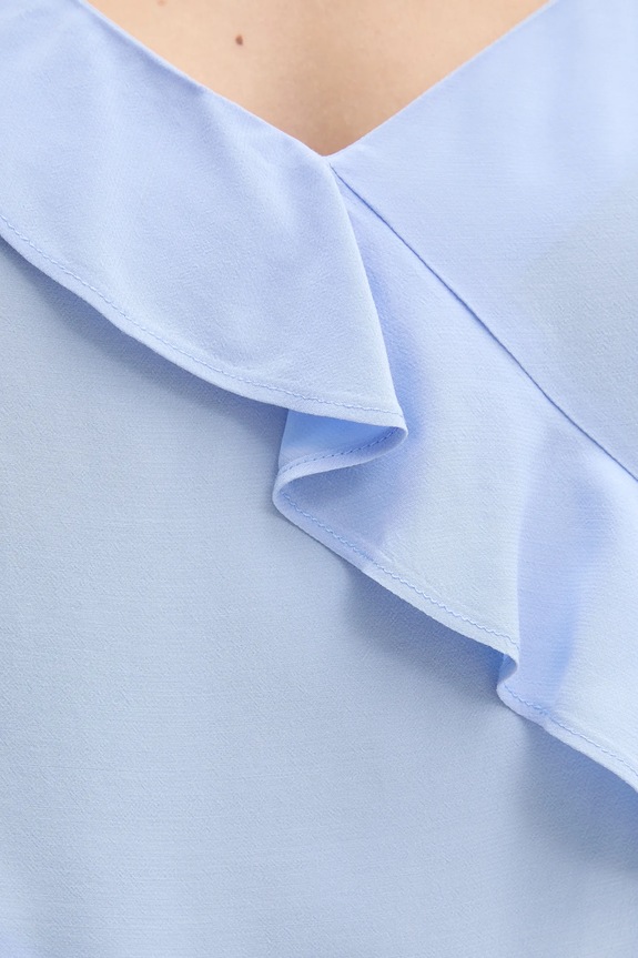 Блузка Sisley 5LNTLH01J голубой
