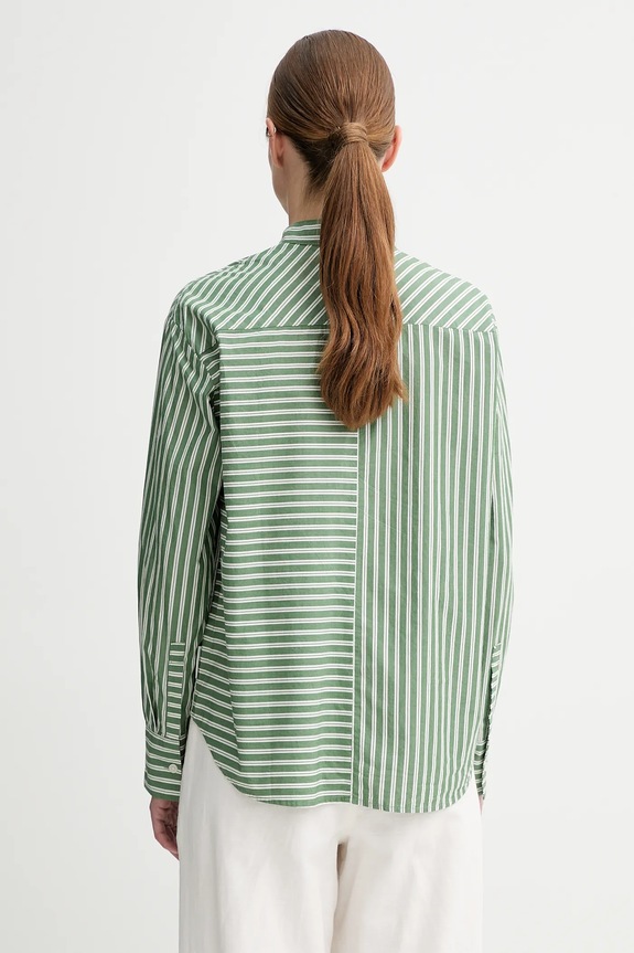 Ruházat Marc O'Polo pamut ing 5000005533 zöld