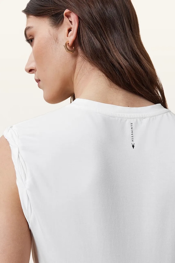 Ρούχα Τοπ AllSaints WEST W214JA λευκό