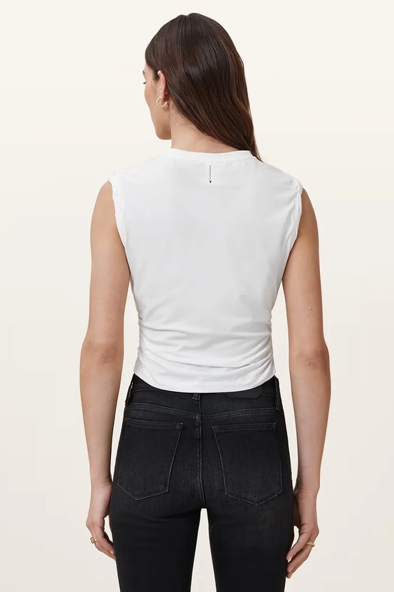 Τοπ AllSaints WEST λευκό W214JA