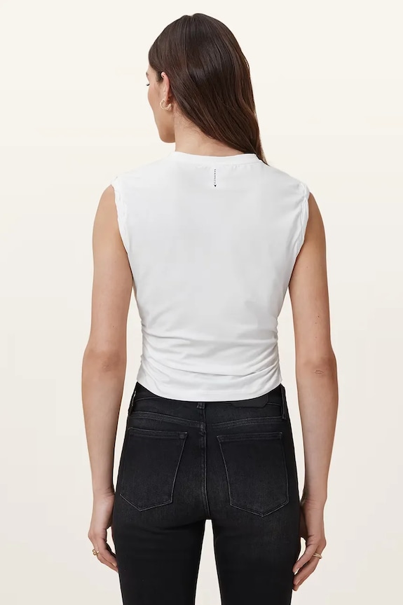 Τοπ AllSaints WEST λευκό W214JA