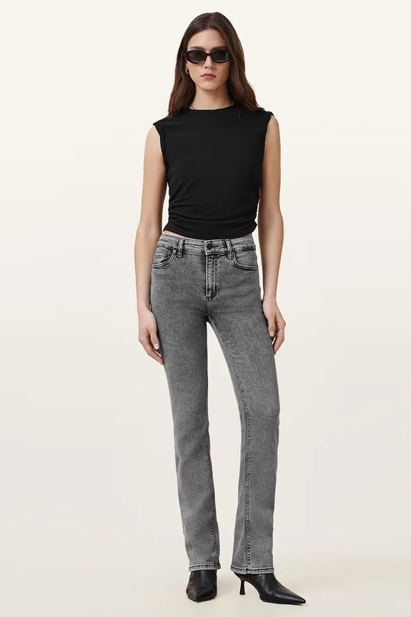 Τοπ AllSaints WEST W214JA μαύρο