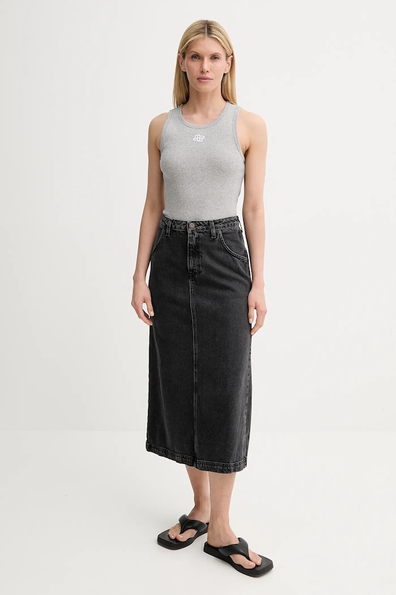 MUNTHE top bawełniany TEZZA 247113124764 szary AA00