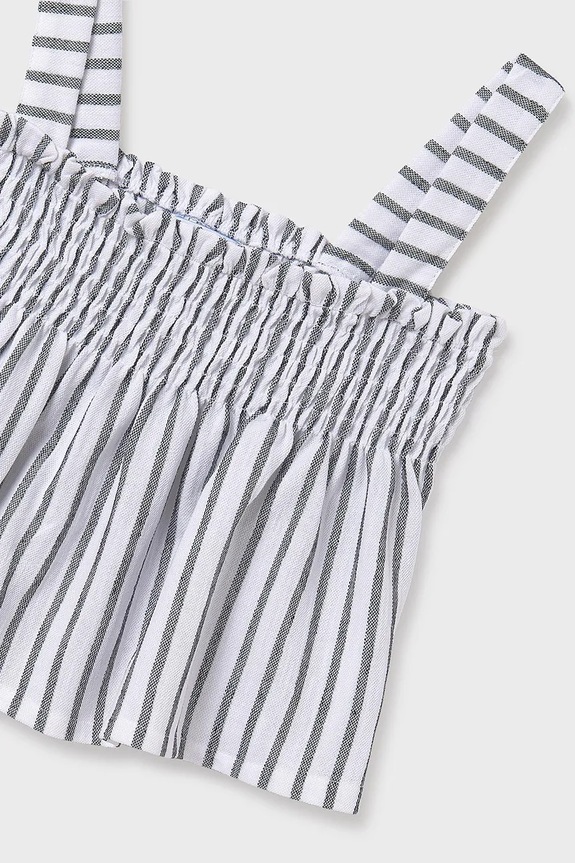 Κοριτσίστικα Παιδική βαμβακερή μπλούζα Mayoral 6033.8C.Junior.PPYA μαύρο