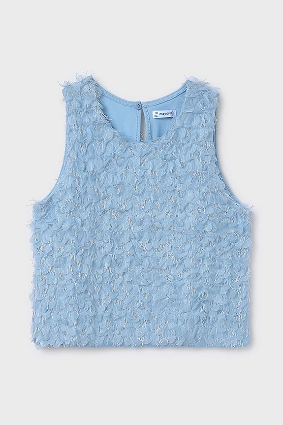 Mayoral bluza copii uni albastru 6038.8B.Junior.PPYA