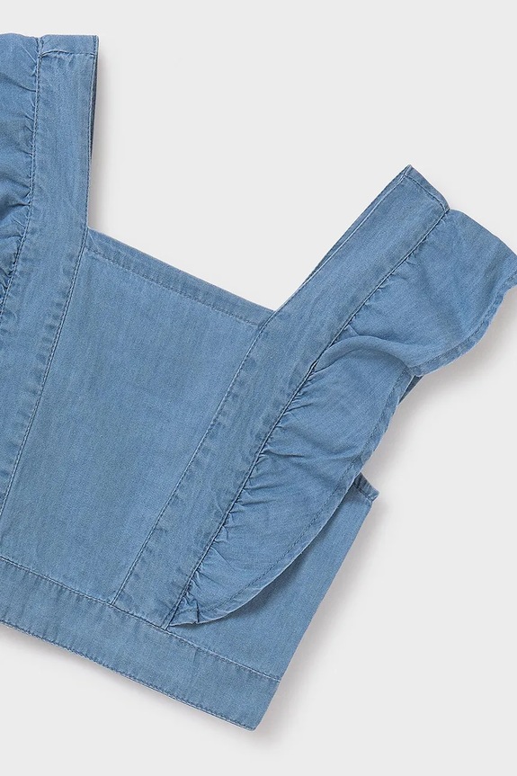 Παιδική μπλούζα από denim Mayoral μπλε 6091.8F.Junior.PPYA