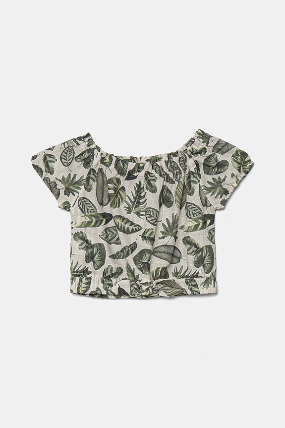 Dječja bluza Mayoral casual zelena 6146.8E.Junior.PPYA