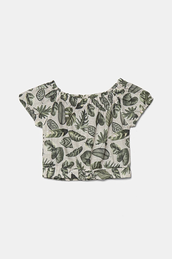 Dječja bluza Mayoral casual zelena 6146.8E.Junior.PPYA