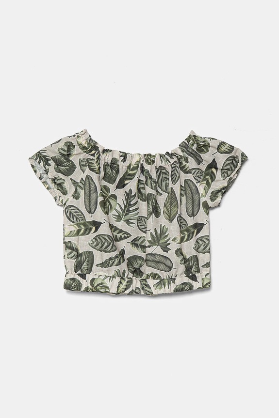 Dječja bluza Mayoral 6146.8E.Junior.PPYA zelena SS25