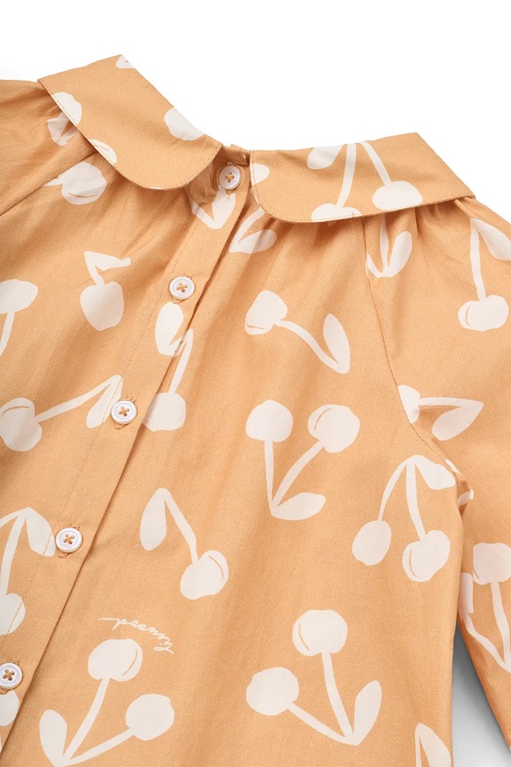 Djevojčice Dječja pamučna bluza Liewood Rhea Printed Top LW19917 narančasta